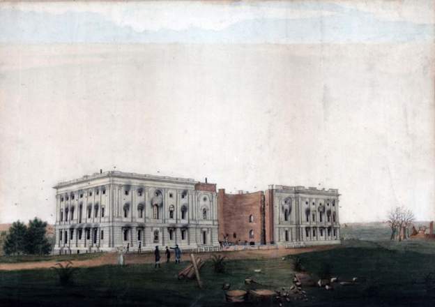 अमेरिकी संसद भवनमा सन् १८१२ को युद्धपछिको पहिलो हमला