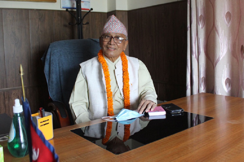 लुम्बिनी प्रदेश प्रमुख शेरचनद्वारा पदभार ग्रहण