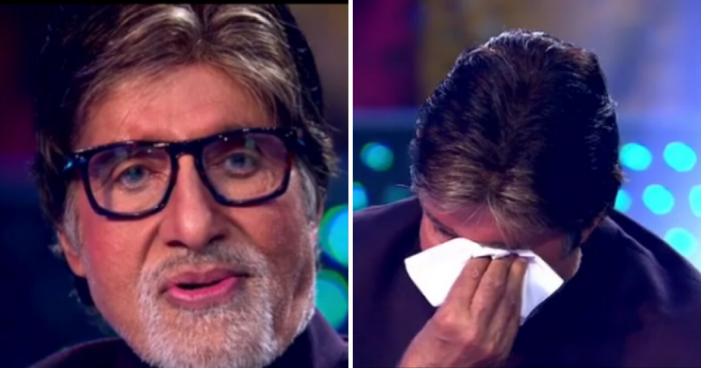 केबीसीको सेटमा जब छल्कियो अमिताभ बच्चनको आँसु, प्रशंसक पनि भए भावुक