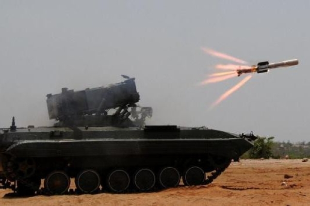 चीनसँगको तनाव बढेकै बेला भारतले ग-यो एन्टी–ट्याङ्क मिसाइल परीक्षण