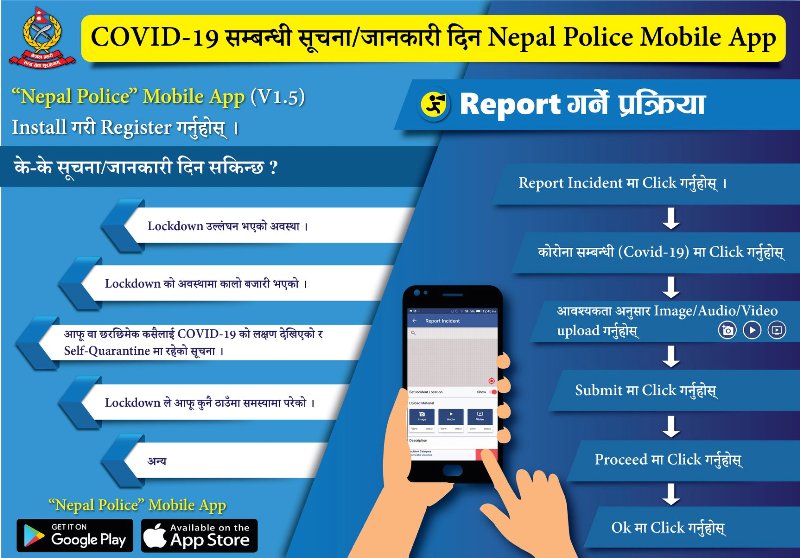 Nepal Police urges public to use mobile app for info on incidents