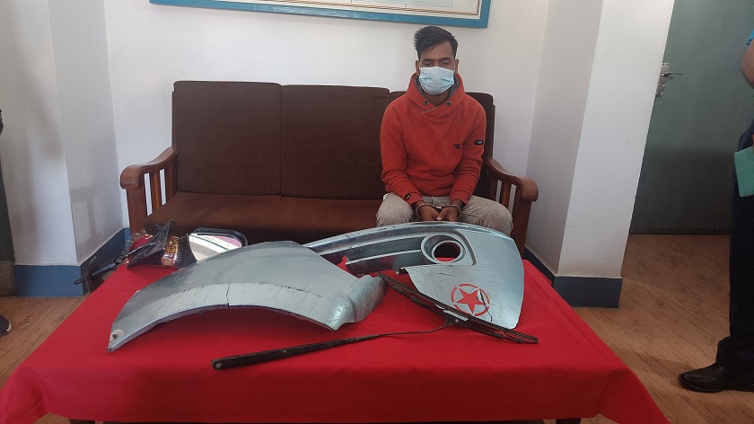 रुपन्देही दुर्घटना : फरार चालक गल्लामण्डीबाट पक्राउ