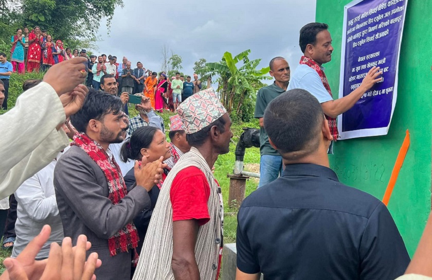 बाँकेको बालापुरमा १ करोड लागतको डिप ट्युबवेलको उद्घाटन