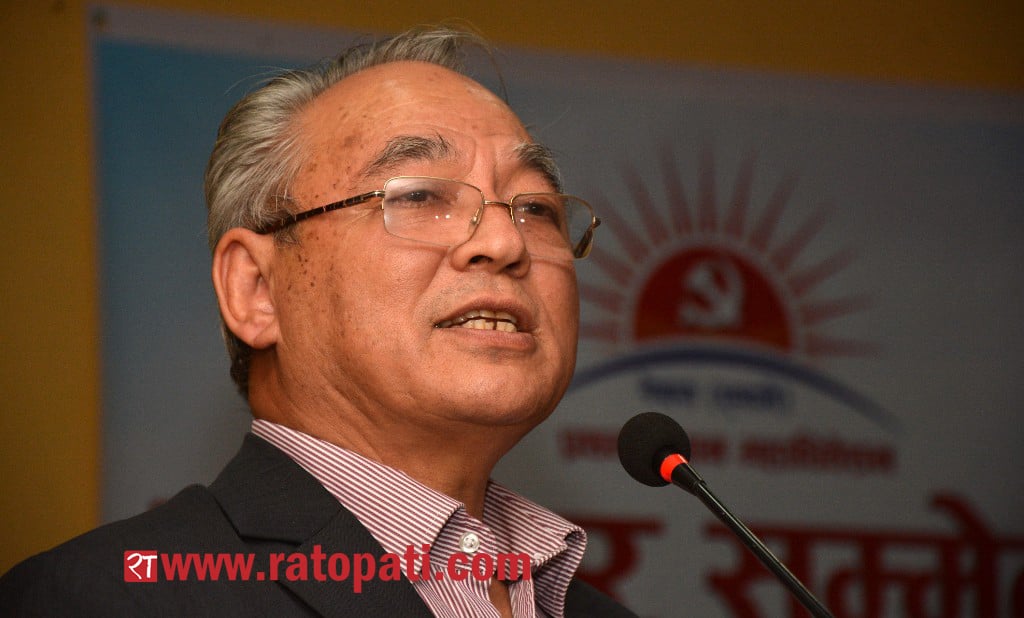 एमालेको विधान महाधिवेशन नेपाल र नेपालीको भविष्यसँग जोडिएको छ : रामबहादुर थापा