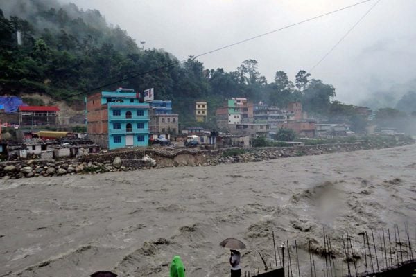 Bagarphant village at risk of inundation