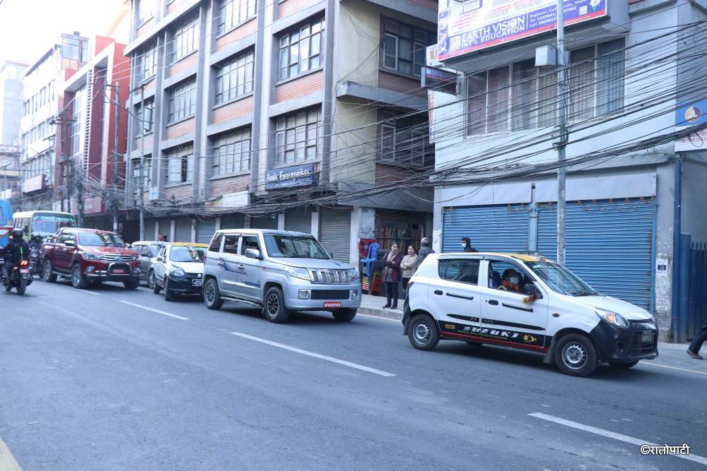 काठमाडौँ महानगर भर्सेस व्यवसायी : बागबजार ठप्प !