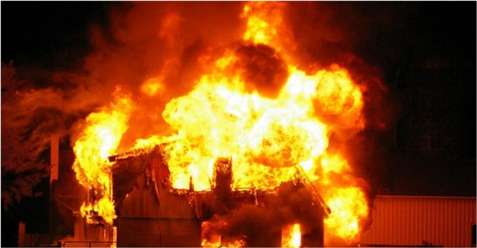 Rs 7 million worth of property burnt down in Solukhumbu fire