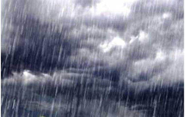 Westerly wind causes weather variation and shower