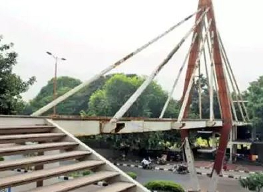 दिल्लीमा आकाशे पुल नै चोरी