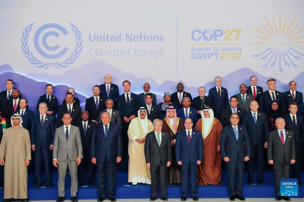 Egypt's president urges developed countries to honor climate financial pledges