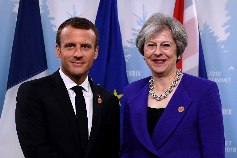 Britain's May to meet Macron in France on Friday