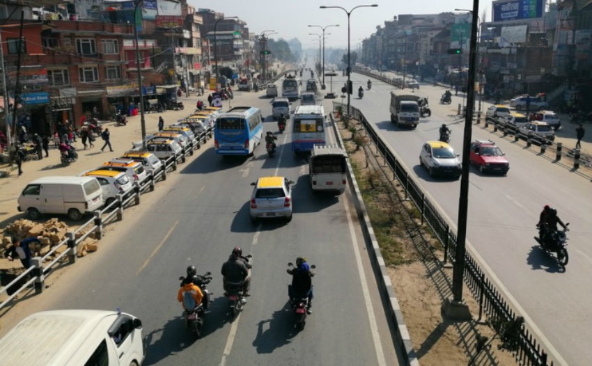 Public transport shut down in Bhaktapur