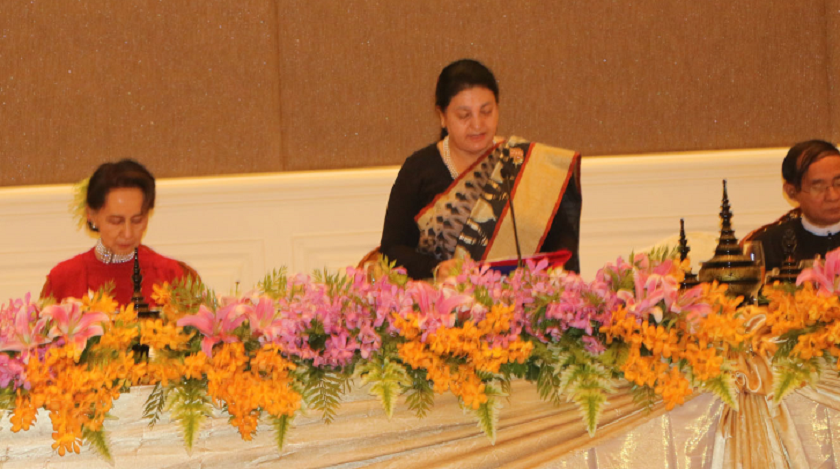 लुम्बिनीप्रति म्यान्मारको सहयोग र सद्भाव रहिरहनेछः राष्ट्रपति भण्डारी