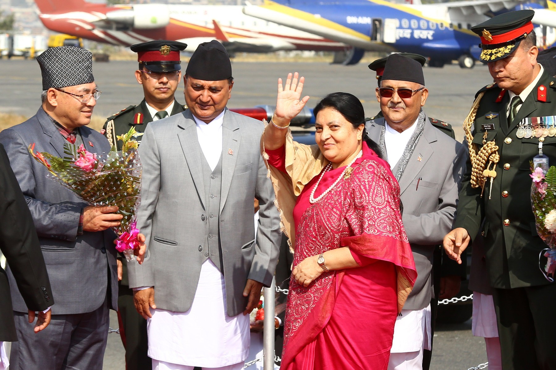 President Bhandari returning home