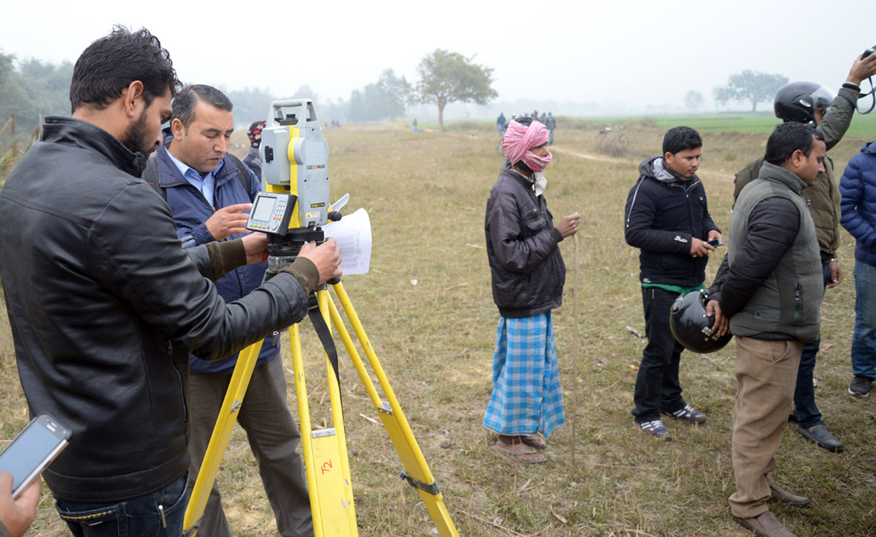 Survey Department team in Birgunj to look into border pillar row