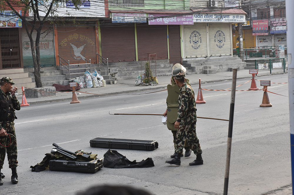 Suspicious objects found at three places in Pokhara