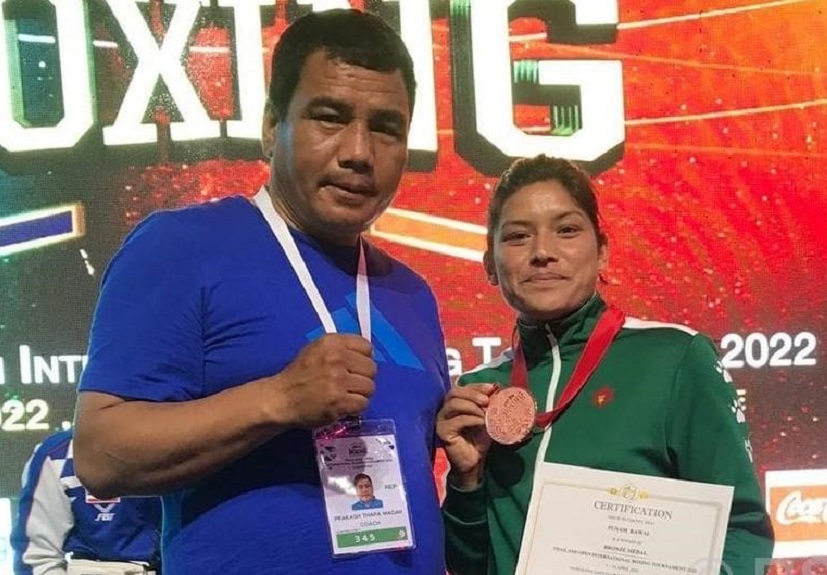 Nepali Boxer Punam bags bronze in Thailand Open