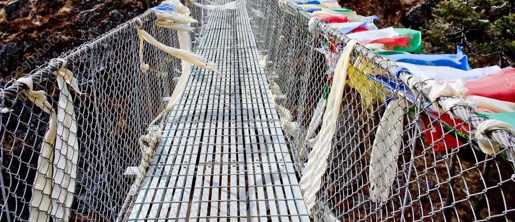 Suspension bridges constructed over Shringi and Koyakhola