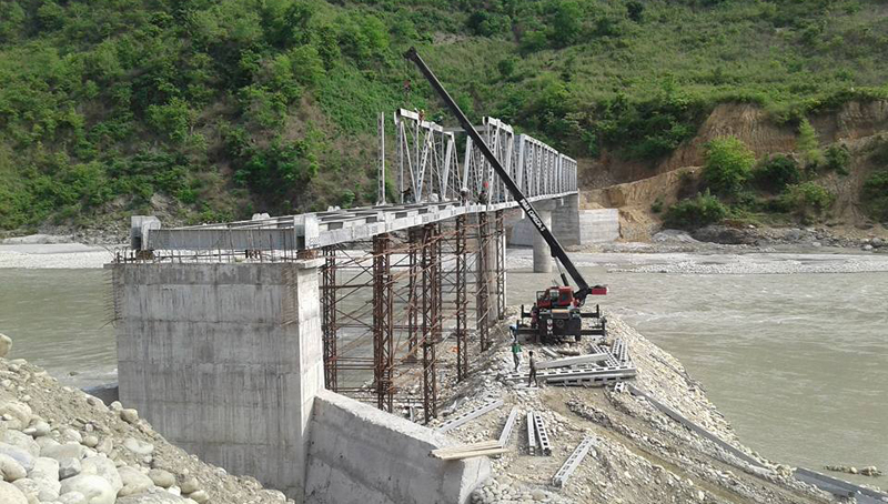 Construction of bridge in limbo since four years