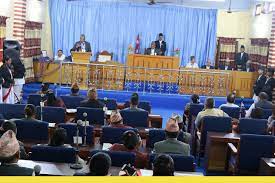 Budget session of Province 1 Assembly on June 7