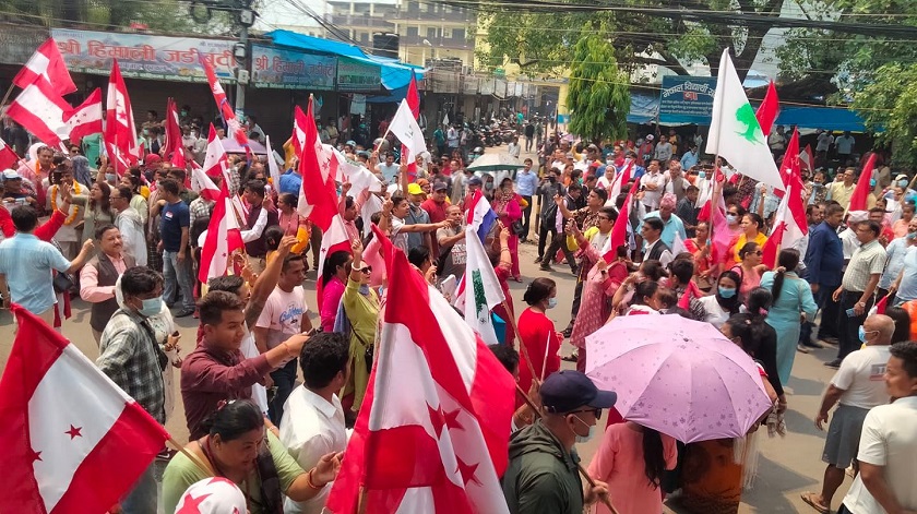 बुटवल उपमहानगरको मेयरमा काँग्रेसबाट पाण्डेले दर्ता गराए उम्मेदवारी