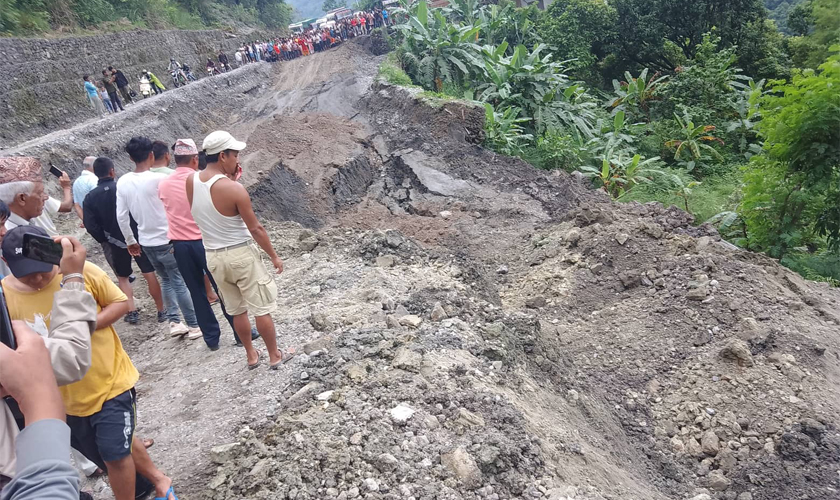 बुटवल पाल्पा सडक एकतर्फी रूपमा सुचारु