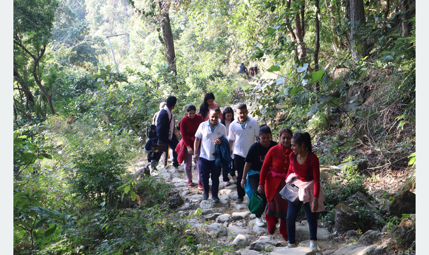 बुटवलको नयाँ ट्रेकिङ रुटः फूलबारी–नुवाकोटगढी
