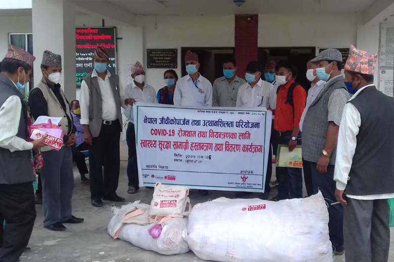 Caritas Nepal donates medical appliances to Mechi Provincial Hospital