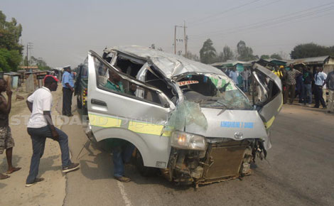 Eight family members killed in road accident in central Kenya