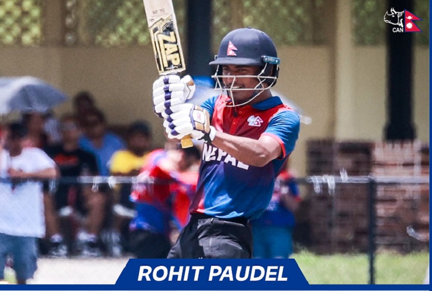 राष्ट्रिय क्रिकेट टिमको कप्तानमा रोहित पौडेल नियुक्त