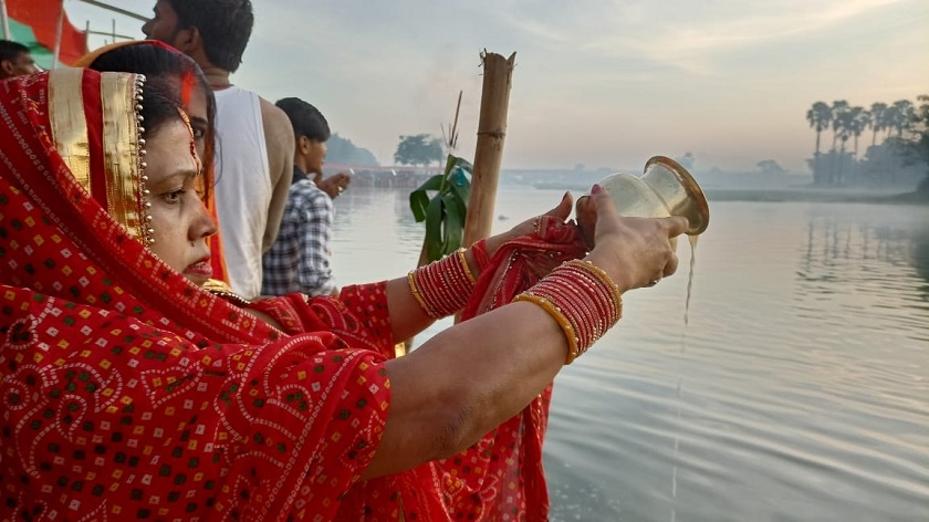 मिथिलामा आज चैती छठ