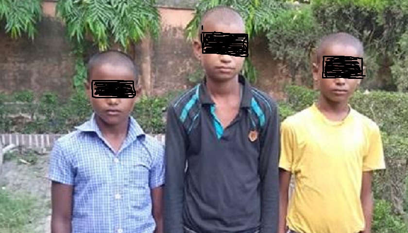 वडाअध्यक्षको रवैयाः चक्लेट चोरेको आरोपमा ३ बालकलाई कपाल मुण्डन गरी गाउँ घुमाइयो