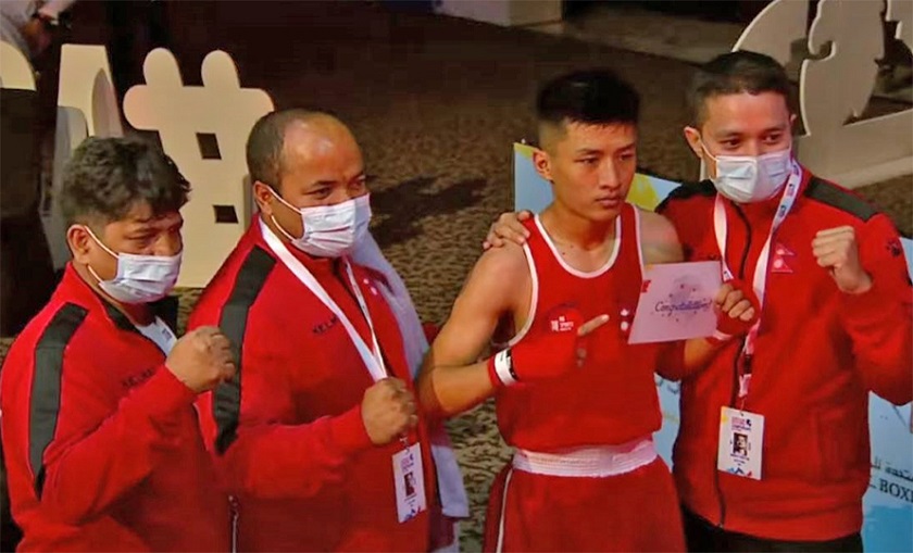Two Nepali boxers secure medals in ASBC boxing championship