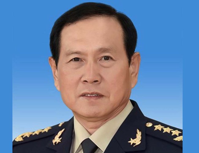 Chinese defense minister arriving tomorrow