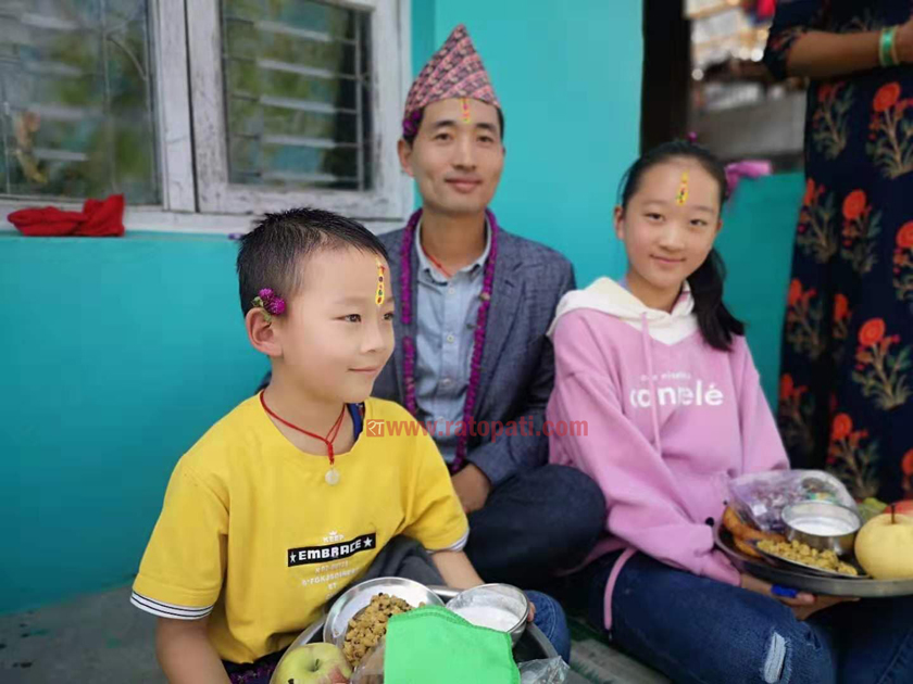 १६ वर्ष नेपाल बसेका चिनियाँ नागरिक ह्वाङको पहिलो भाइटीका अनुभव