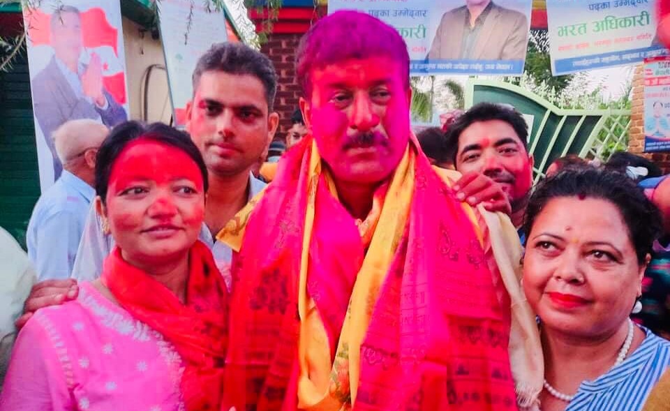 भरतपुर महानगर सभापतिमा पौडेल पक्षीय चित्रसेन अधिकारी विजयी