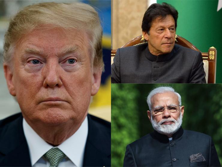 Trump talks Kashmir with India, Pakistan PMs