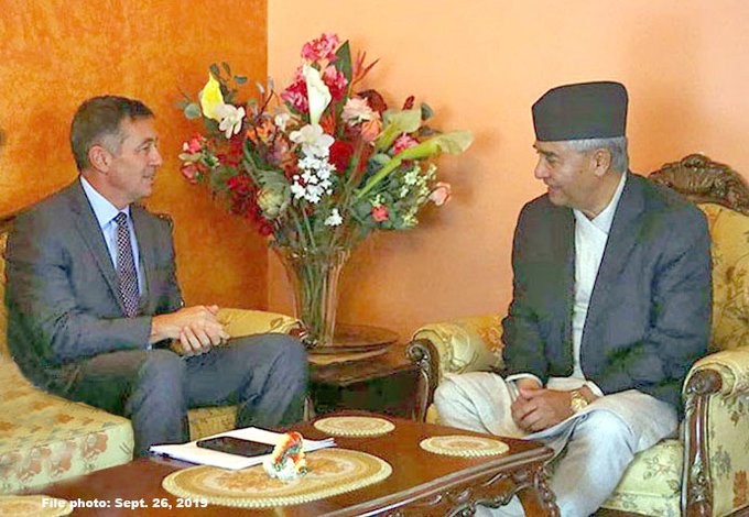 US Ambassador congratulates PM Deuba