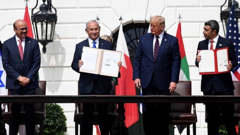 इजराइल, यूएई र बहराइनबीच ऐतिहासिक सम्झौता