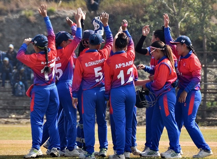 घरेलु मैदानमा नेपाली महिला क्रिकेट टिमले पहिलो टी-२० शृंखला आज खेल्दै