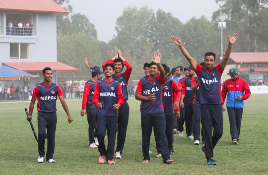अभ्यास खेलका लागि नेपाली क्रिकेट टोलीको घोषणा