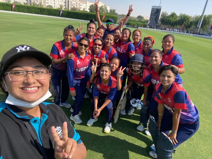 महिला टी–२० विश्वकप : यूएईसँग नेपाल ४८ रनले पराजित