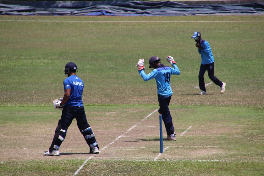 नेपाल श्रीलंका-११ सँग ९२ रनले पराजित
