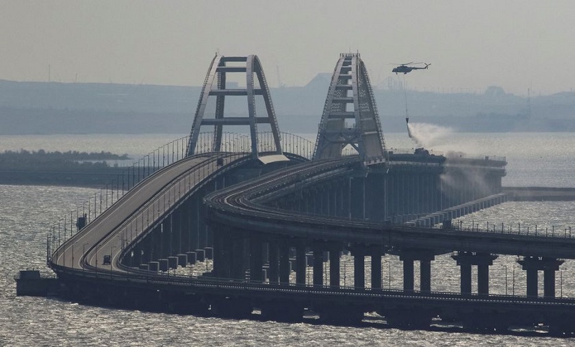 मस्कोको क्रिमिया पुल मर्मत जुलाई २०२३ सम्म पूरा गर्न आदेश