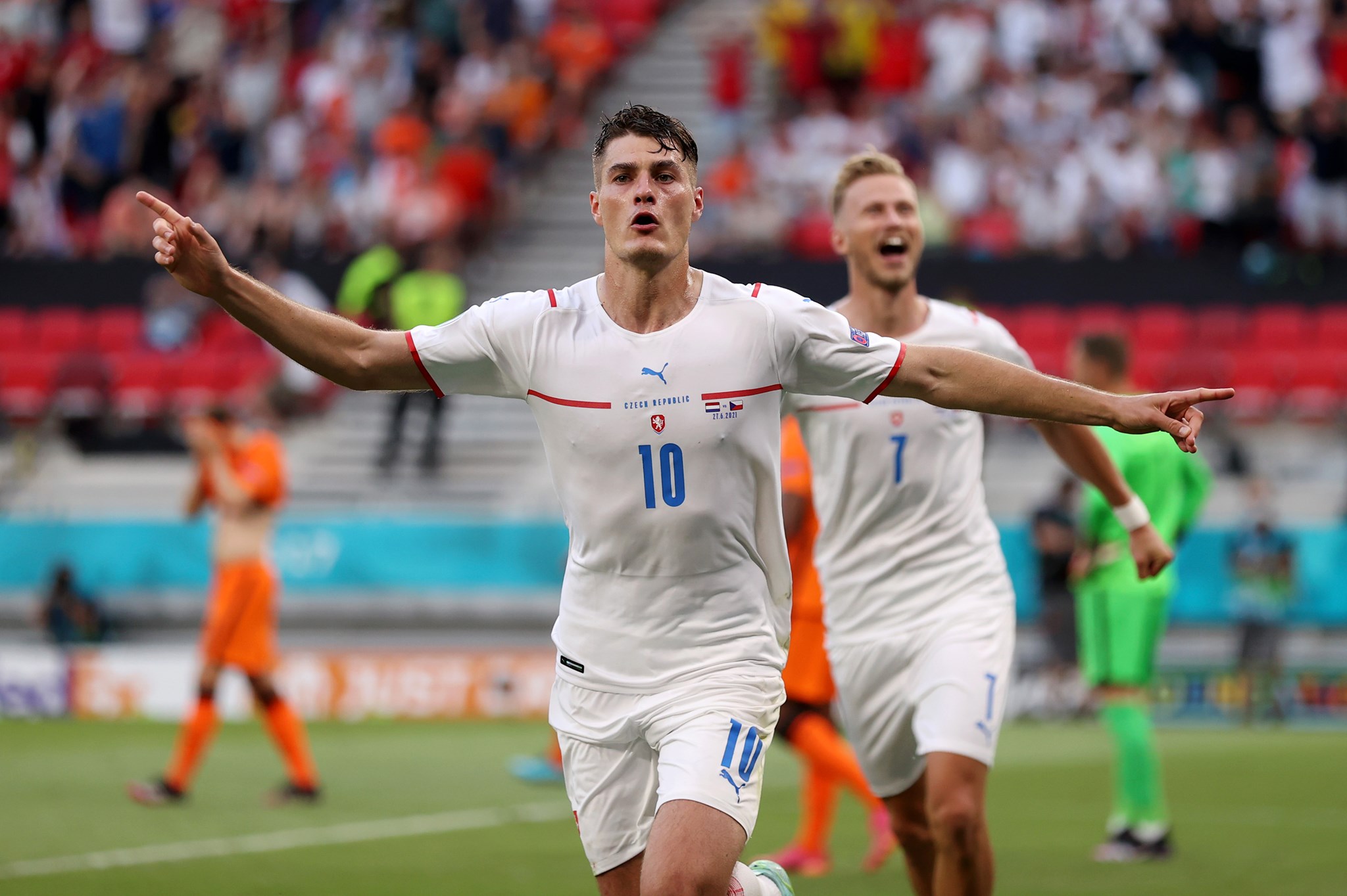 Czech Republic knock out ten-men Netherlands 2-0 in Euro 2020 last 16