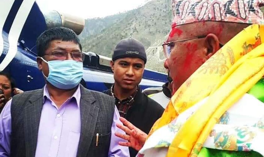 दल रावलद्वारा हुम्लाबाट प्रतिनिधि सभाको लागि उम्मेदवारी दर्ता