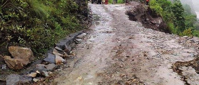 Landslides damage half dozen roads in Dadeldhura