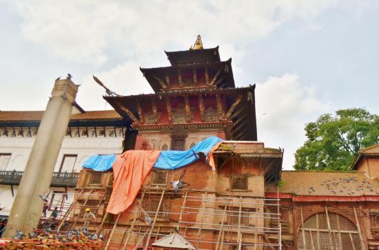 Reconstruction of Degu Taleju Temple stalled