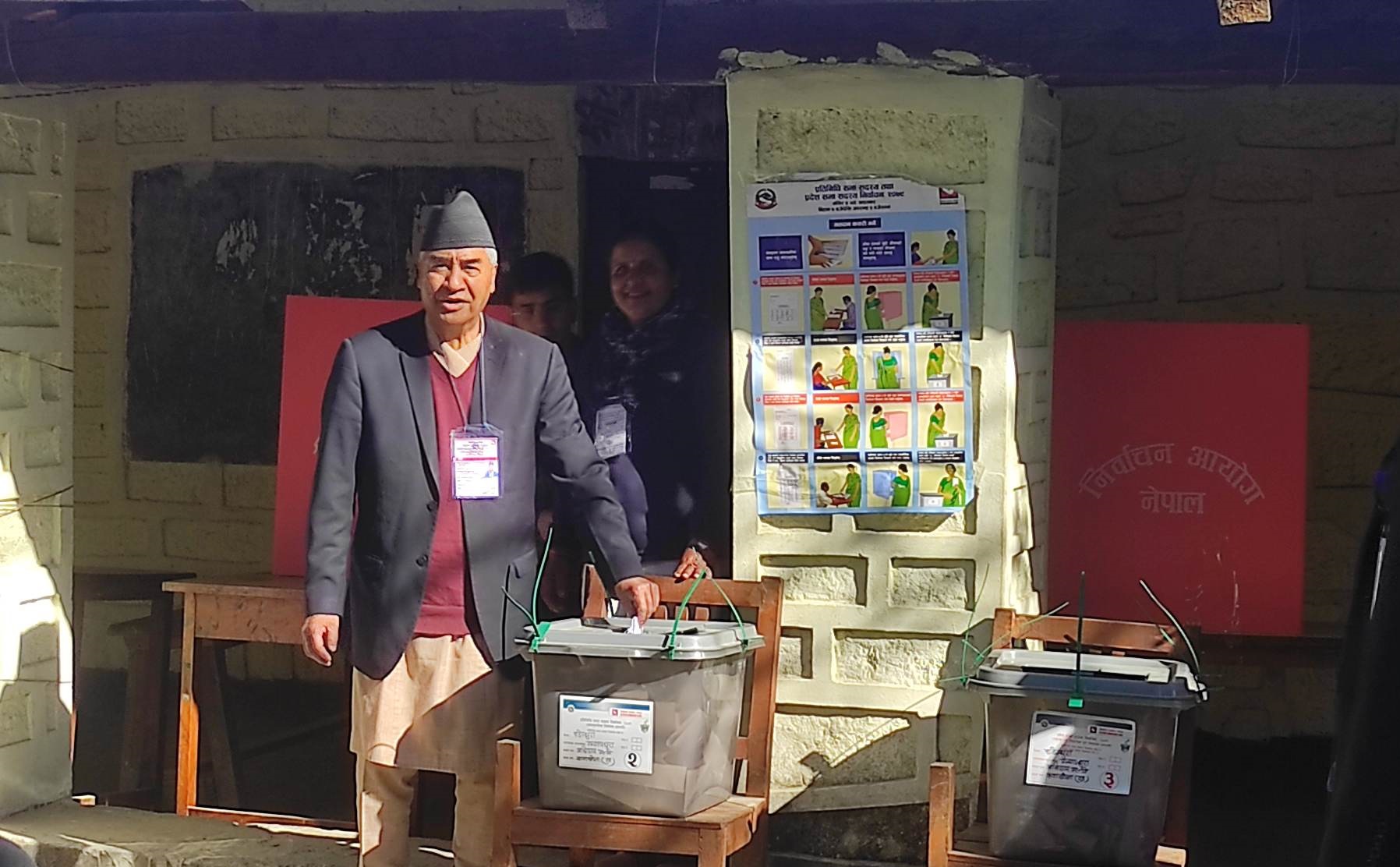 Election 2022: PM Deuba casts his votes