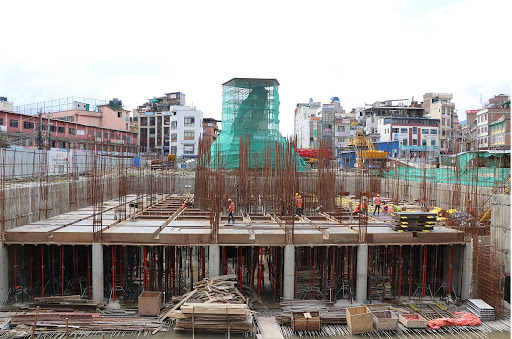 Dharahara reconstruction continues even during lockdown